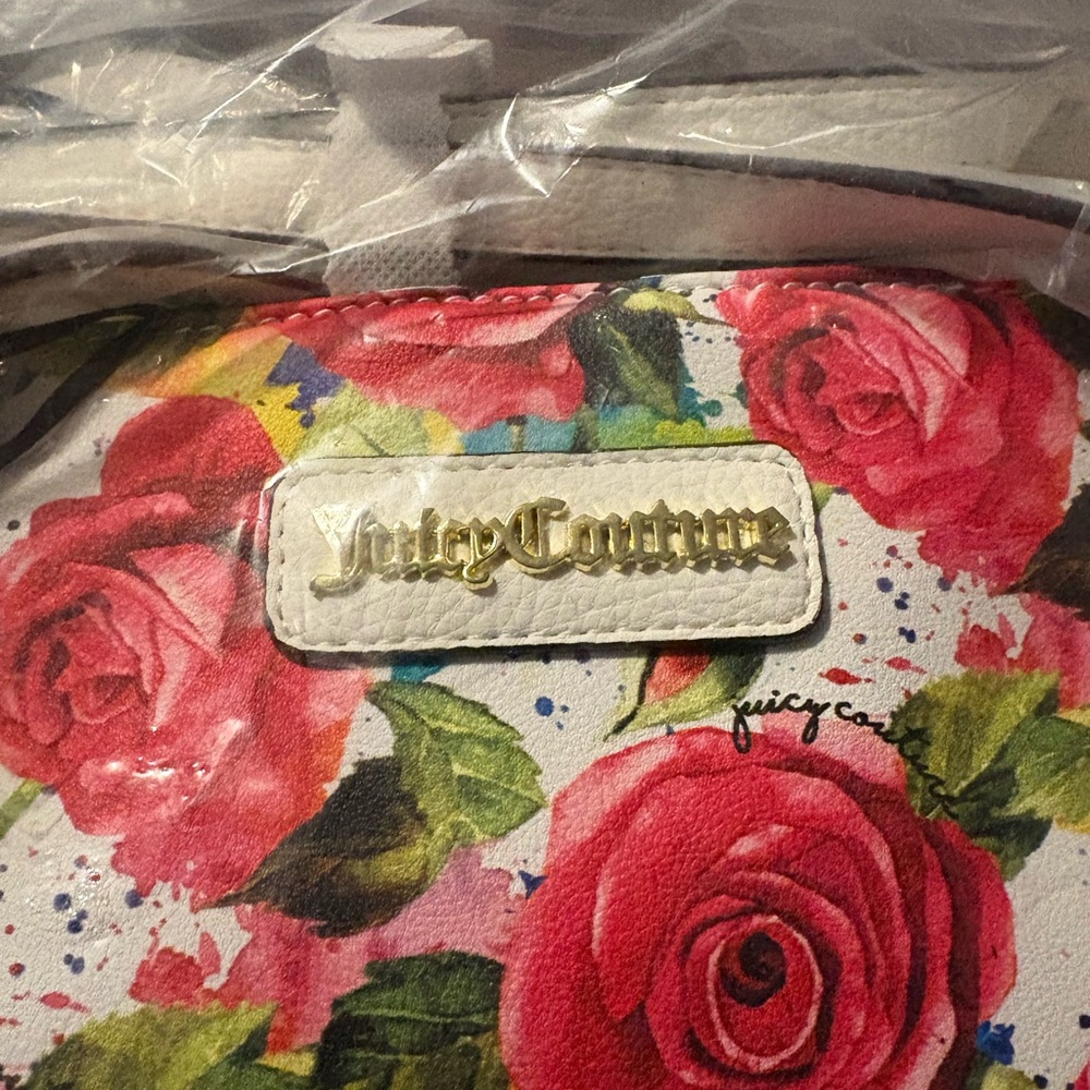 Juicy Couture Pink and Green Shoulder Bag